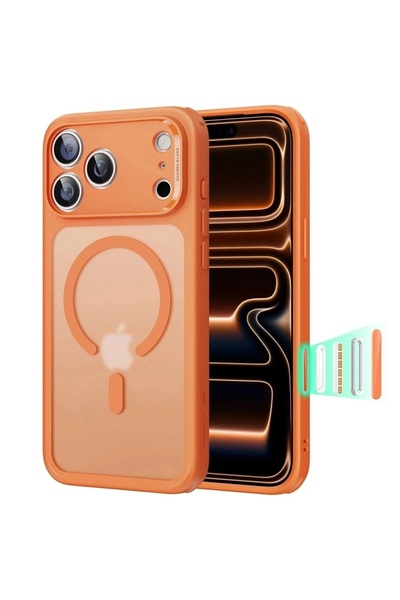 ESR Калъф за iPhone 17 Pro Max, Classic Hybrid HaloLock Slim, Оранжев
