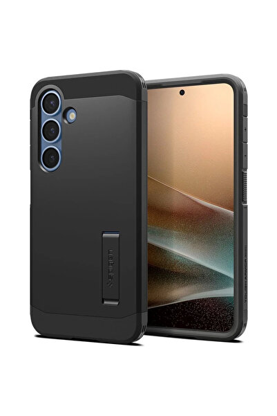 Spigen Tough Armor MagSafe for Samsung Galaxy S25, black, two-part constructi...