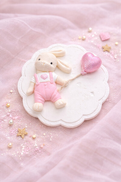 Atak Hediyelik 2’li Balonlu tavşan magnet polyester