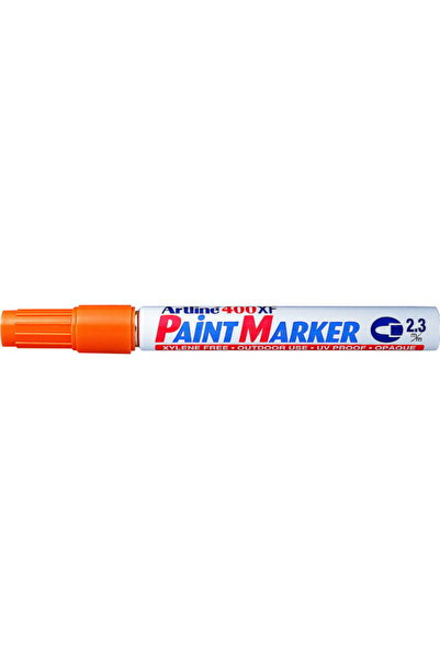artline Paint marker 400XF, metal body, round tip 2.3mm - orange