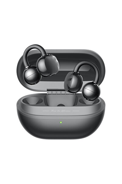 SoundPEATS POP Clip Open-Ear ENC OWS Bluetooth 5.4 Kablosuz Kulaklık Siyah