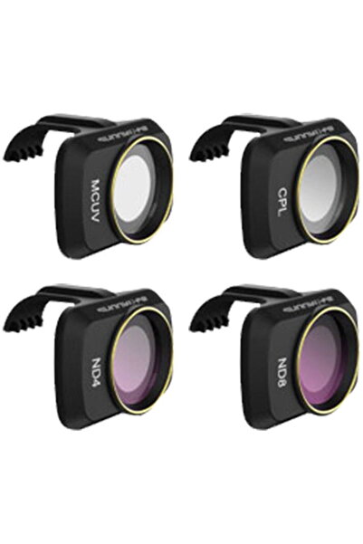 SunnyLife Set de 4 filtre CPL ND 4/8 UV pentru DJI Mini 2 (MM-FI9257)