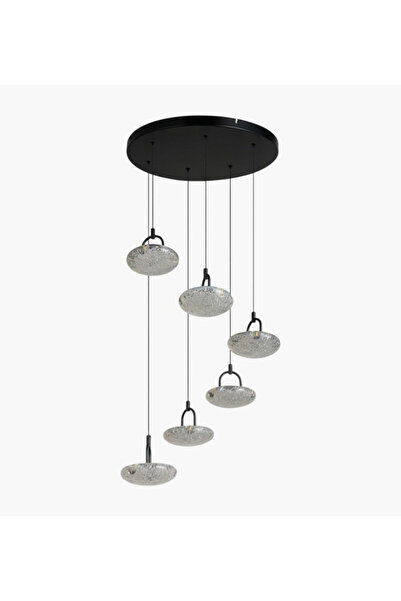 BECCA 6-Light Acrylic LED Pendant Lamp