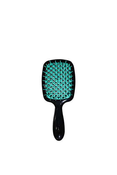 Janeke فرشاة شعر سوبر براش باللون الأسود والأخضر 71SP226 TFF