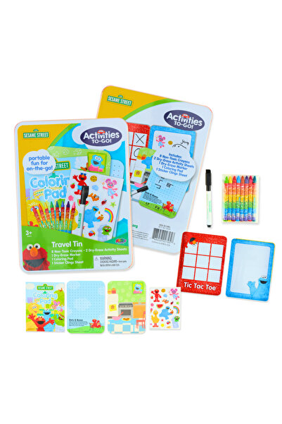 Sesame Street علبة أنشطة للسفر - 13 قطعة