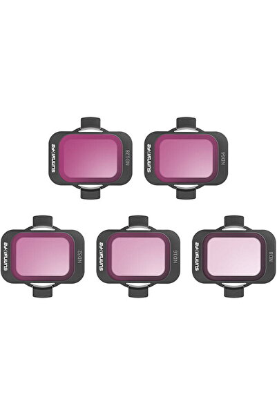 SunnyLife Set de 5 filtre ND 8/16/32/64/128 pentru DJI Avata 2