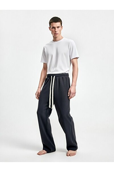 RAFF MAĞAZA بدلة رياضية من قماش الوافل للرجال