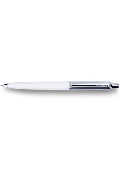 Diplomat Equipment pen, with metal accessories - white