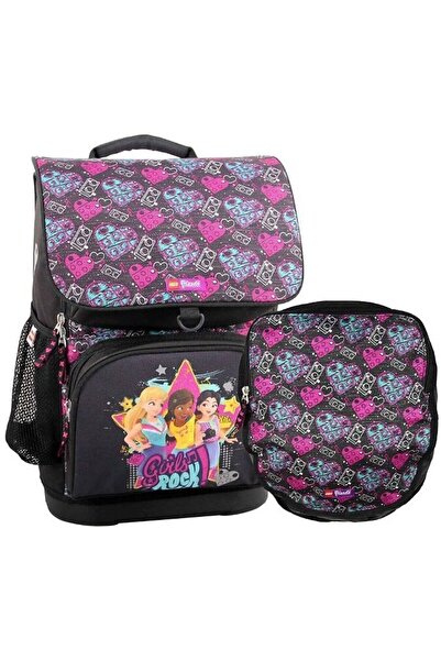 LEGO Ghiozdan scoala Optimo + sac sport, Core Line - design Friends Girls Rock