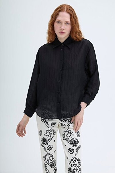 Quzu Ženska košulja GML00188 crna