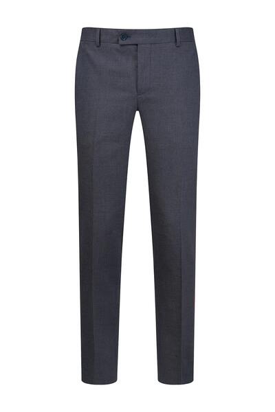 Hatemoğlu Lacivert Regular Fit Yandan Cepli Kumaş Pantolon