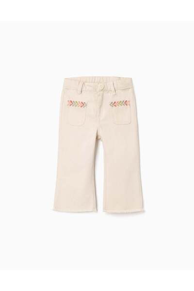 Ziddy PANTS TWILL, BEIGE, 3/4