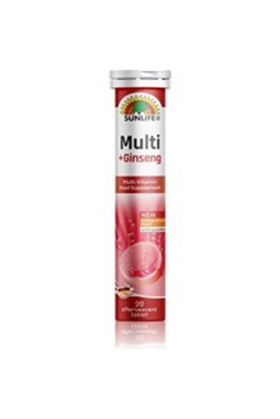 PETSANDCO Sunlife Multivitamin Mineral Ginseng 20 Effervescent Tablets