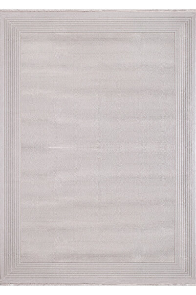 Flora TOZUMaz Bej Milyon Point Akrilik Halı, 11 mm Hav Modern Desenli, Uzun Ö...