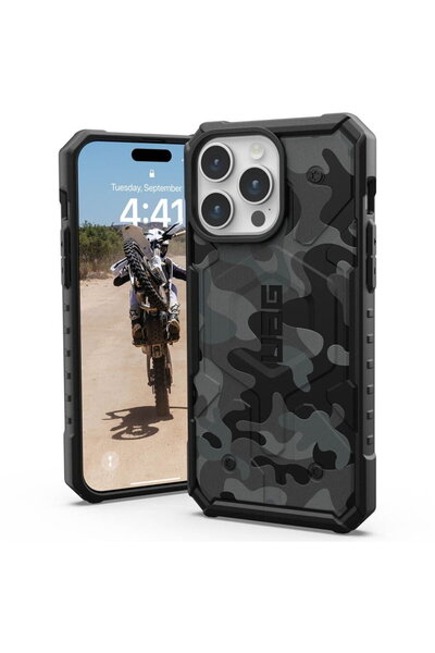 UAG Husa pentru iPhone 15 Pro - Pathfinder SE - Midnight Camo