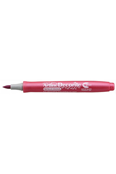 artline Marker Decorite, varf flexibil (tip pensula) - roz metalizat