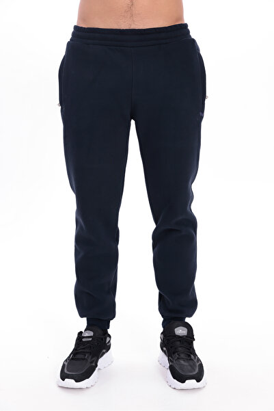 Rowinger 3 Thread Thick Textured Zipper Pocket Ribbed Cuffed Winter Men's Swe...