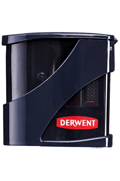 Derwent Professional metal pencil sharpener, dual, with reservoir, for pencil...