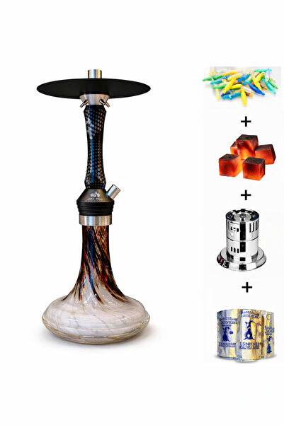 Dark Wolf Premium Cam Nargile Seti | Tam Takım | Şık Tasarım