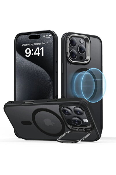 ESR Husă pentru iPhone 16 Pro - Classic Hybrid HaloLock Kickstand - Negru Mat