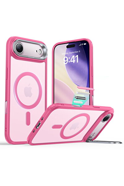 ESR Husa pentru iPhone 17 Air - Classic Hybrid HaloLock Kickstand - Frosted Pink