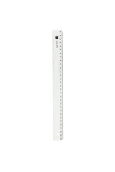 ALCO Transparent plastic ruler, 30cm,