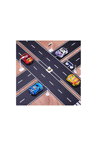 EvdeLazım Otobant Eğitici Ve Eğlenceli Yol Yapım Bandı - Çocuk Trafik Bandı -...