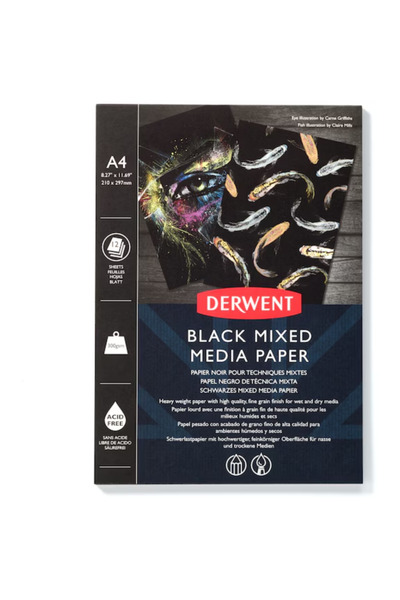 Derwent Bloc de desen Professional, A4, 12 coli, 300g, pentru schite, desen, ...
