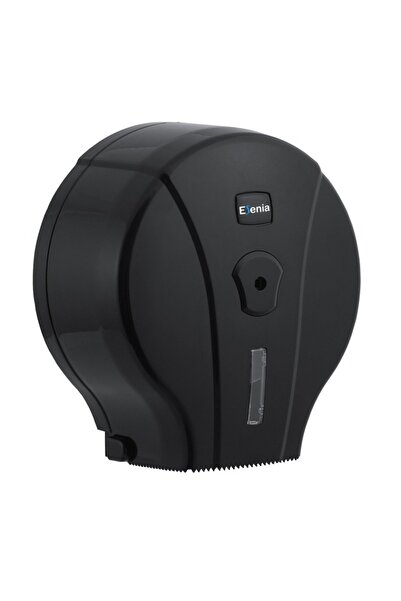 ESENIA Dispenser pentru hartie igienica, ABS, negru, montare pe perete