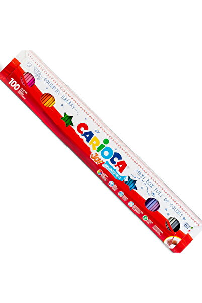 CARIOCA super washable, fine tip - 2.2mm, 100 colors/box, Joy - 1 meter of ma...