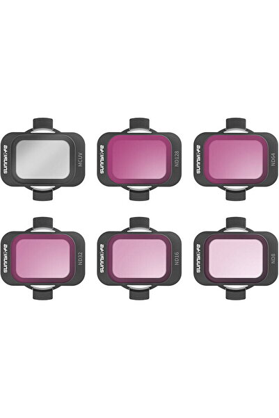SunnyLife Set de 6 filtre MCUV, ND8/16/34/64/128 pentru DJI Avata 2