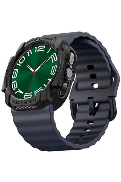 Spigen Husa pentru Samsung Galaxy Watch Ultra 47mm - Rugged Armor - Black