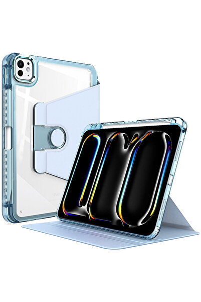Techsuit Husa pentru iPad Pro 11 (2024) - Crystal Vision - Bleu