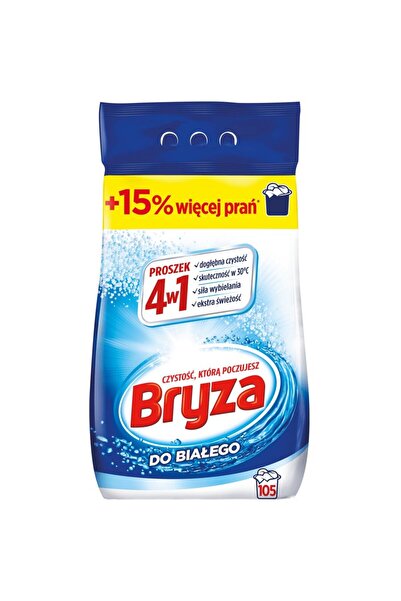 Bryza 4 in 1, Powder for white fabrics, 6.825 kg, 105 washes