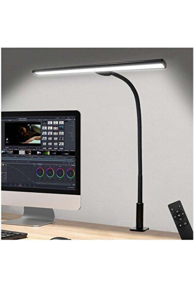 Arabest Desk Lamp with Clamp,3 Color Modes,EyeCaring 18W Touch+Remote Control...