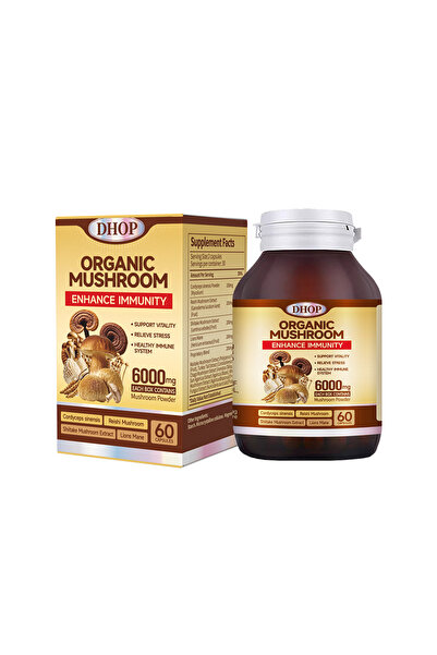 DHOP Mushroom Supplement - Enhance Immunity, Support Vitality & Relieve Stress