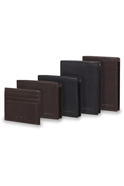 Samsonite ATTACK 2 SLG-013 MEN'S WALLET 11 CC BROWN 43