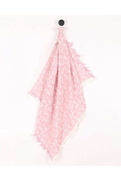 Ege Bebek Dinosaur Printed Single Layer 110X90 cm Luxurious Muslin Blanket wi...