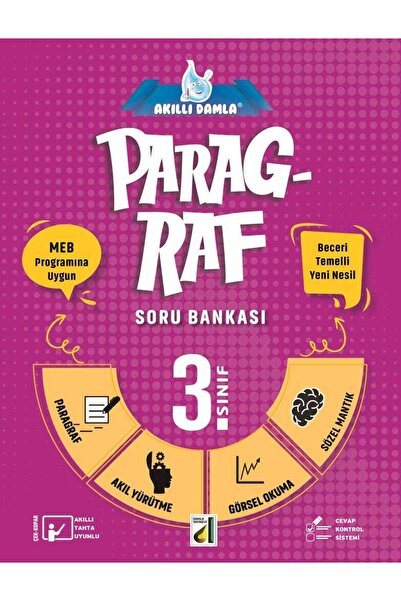 Damla Yayınevi DAMLA 3.Sınıf Paragraf Soru Bankası