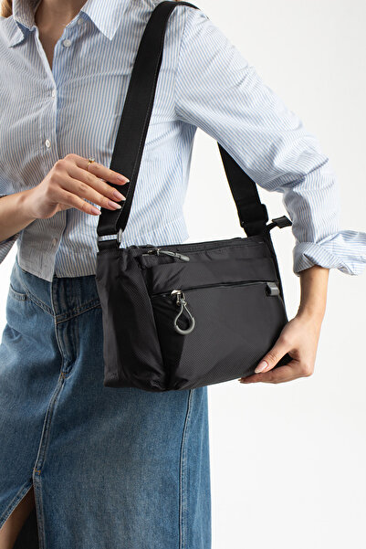 Sanmorris Jasminel Çok Gözlü Orta Boy Su Geçirmez Paraşüt Kumaş Çapraz Askılı...