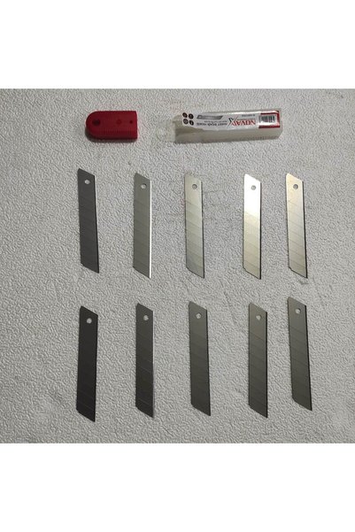 Novax MAKET BIÇAĞI YEDEĞİ FALÇATA YEDEĞİ 0.5 MM KALINLIK (10 LU YAPRAK) MAXİMUM