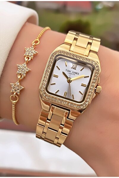 Tom Jones Brand Original - Gold Color - 2 Year Warranty Women's Wristwatch - ...