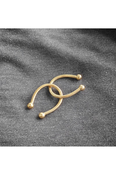 NESGO MODA Premium Metallic Belt Buckle Set 2 Pieces 4.5 cm