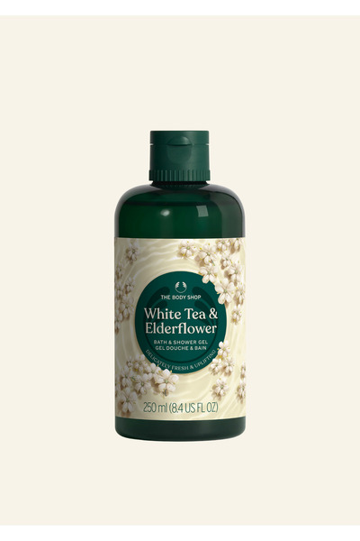 THE BODY SHOP White Tea Elderflower Shower Gel 250ml