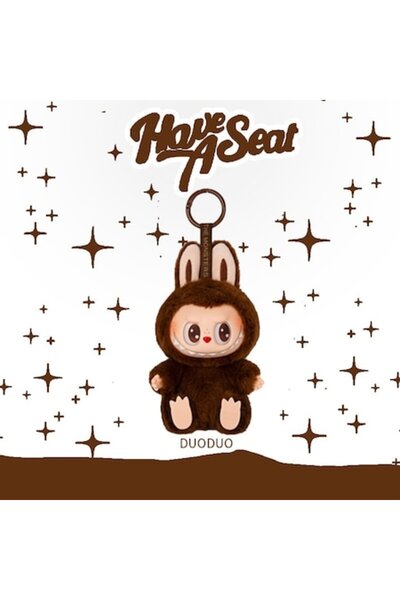 Mmgoqqt Jucărie de pluș Labubu, 17 cm, design unic, urechi ascuțite, ochi mar...