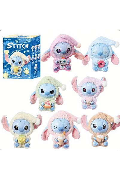 blindboyco Jucărie de Plus Stitch 15cm, Față din vinil BlindBox