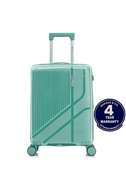 Quasar & Co. Cabin trolley 56x38x24cm, hand luggage, trolley with lock, PP su...