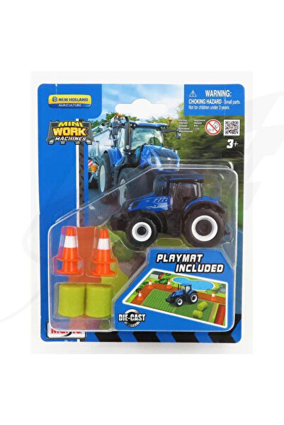 Maisto Mini Work Machines Mini Farm Tractor Playset Asst, New Holland Lisansl...