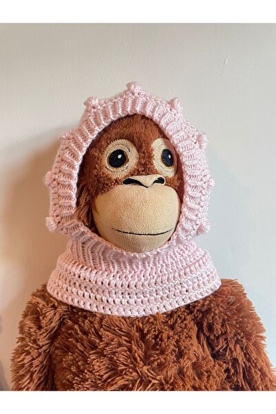 The Cloudish Shop Ponpon Model Bebek Hand Knitted Organic Cotton (Gots) Neck ...