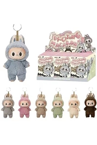 JPT Labubu Popmart Συναρπαστική Φιγούρα Μακαρόν 16 εκ.